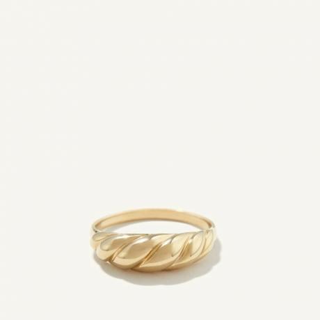 Anillo Cúpula Croissant Fino