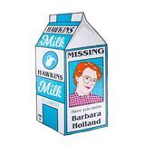 Toalla de playa de cartón de leche que falta de Barb