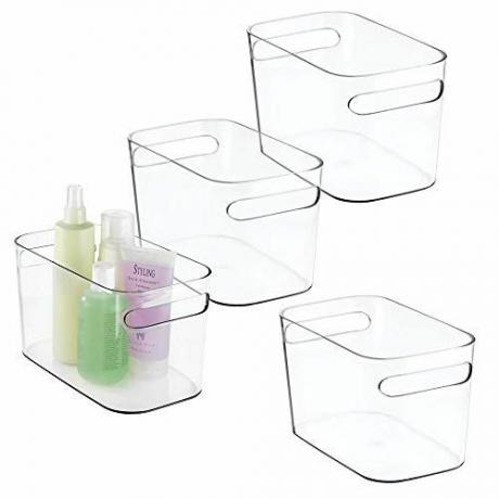 Papelera para baño, pack de 4