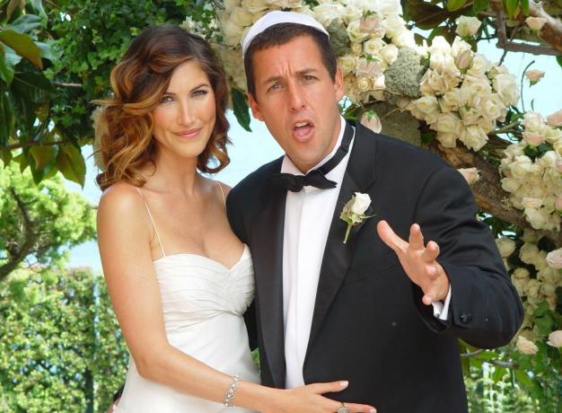 Imágenes de la boda de Adam Sandler y Jackie Titone