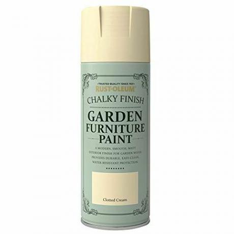 Pintura en aerosol para muebles de jardín (crema coagulada)