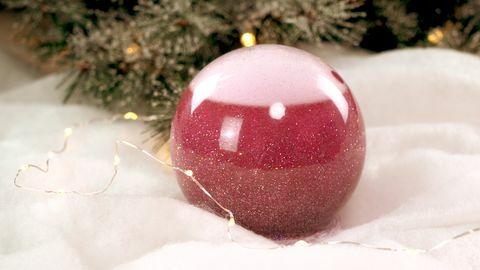 Globos de nieve de navidad