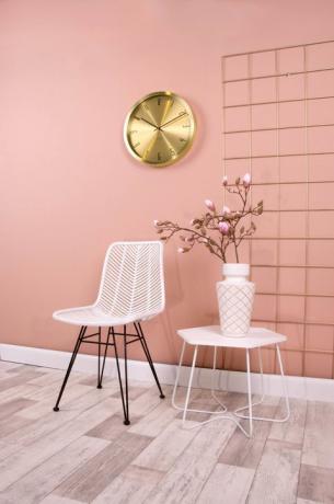 Wayfair tonos pastel con flores rosas