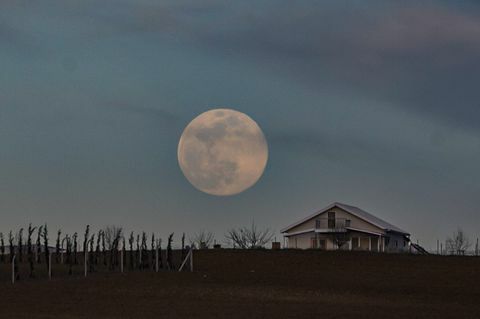 Superluna en Ankara de Turquía