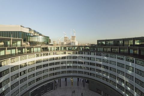 Foto del penthouse del centro de televisión BBC Bella Freud