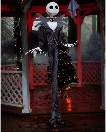 Decoración animatronic de Jack Skellington