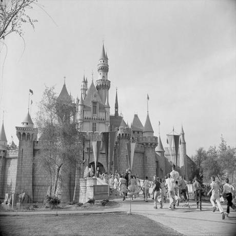 día de apertura de las mejores fotos de Disney en Disneyland 1955