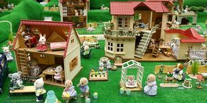 Las familias de Sylvanian se muestran en el International Tokyo Toy Show, 2014