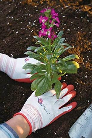 Guantes de jardín recubiertos de nitrilo