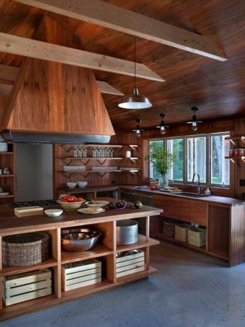 cocina de madera