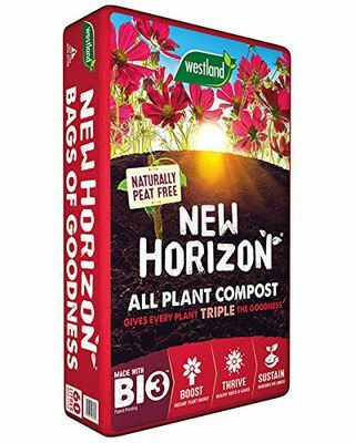 New Horizon All Plant Compost 100% libre de turba 60L