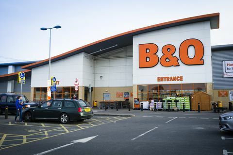 B & Q diy ferretería, Trostre retail park, Llanelli, Gales, Reino Unido