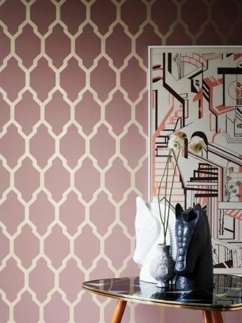 Farrow & Ball lanza papel pintado metálico