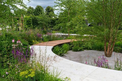 tom simpson obtiene el oro por la investigación del cáncer reino unido legacy garden en rhs hampton court 2021