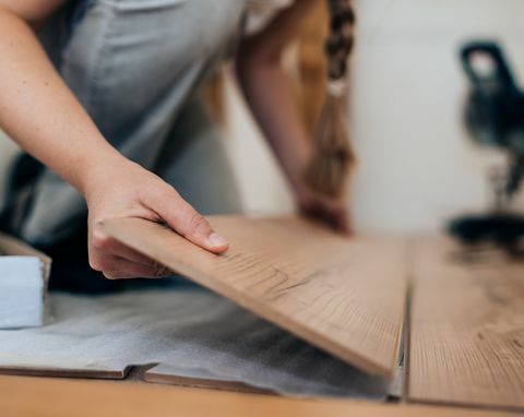 instalación de suelo laminado