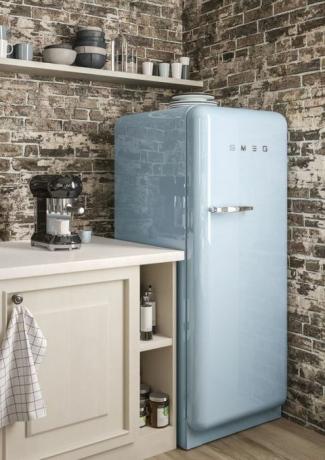 Nevera azul pastel SMEG