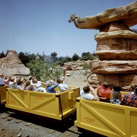 mejores fotos de Disney Disneyland mina tren a través de la naturaleza atracción país de las maravillas