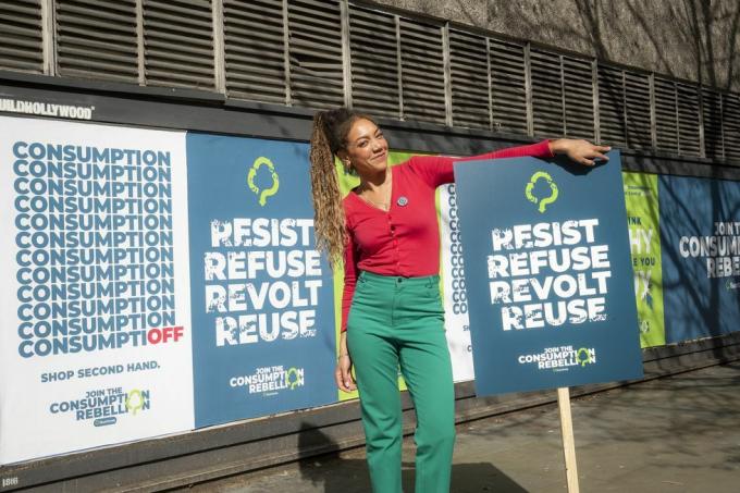 miquita oliver respalda la campaña de rebelión del consumo de gumtree