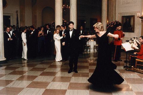 princesa diana bailando con john travolta