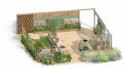 Hampton Court Flower Show 2023: Mark Lane diseña un jardín económico