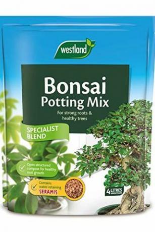 Mezcla de abono para macetas Bonsai y enriquecido con Seramis