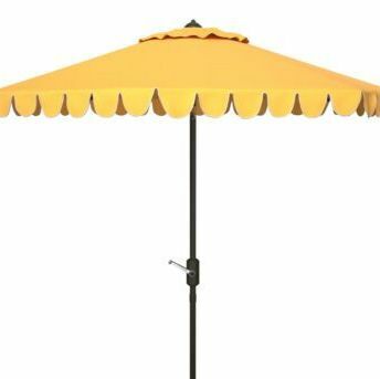 Paraguas redondo con manivela Venice de 11 pies