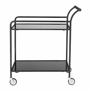 Carrito para bebidas de barra fina - Negro