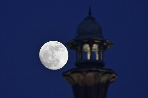 Luna fría en Nueva Delhi