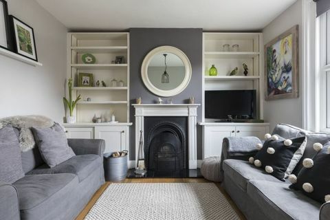 La sala de estar compacta de la diseñadora Kelly Willmott