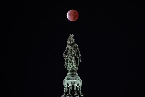 eclipse de luna de castor noviembre de 2021