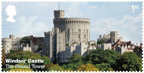 Sellos de Royal Mail del Castillo de Windsor