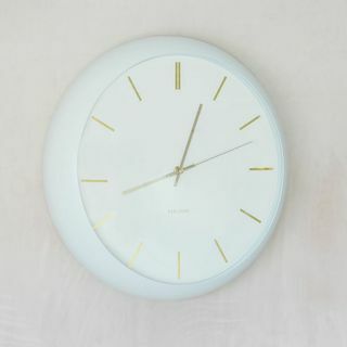 Reloj de pared globo blanco