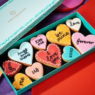 Galletas Heladas De Corazones De Amor