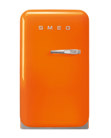 Smeg 1.5 pies cúbicos Refrigerador compacto, naranja