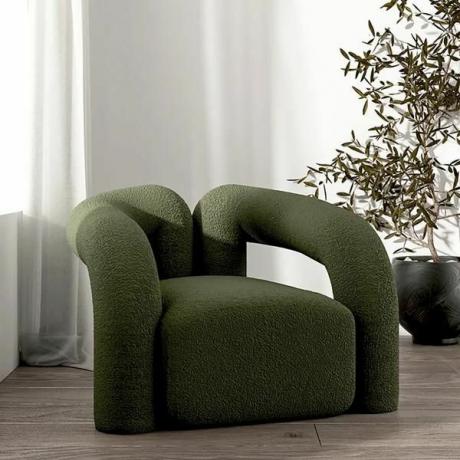 Sillón decorativo Japandi Boucle