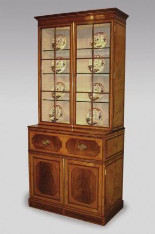 Librería secretaire satinwood de finales del siglo XVIII - £ 18,000