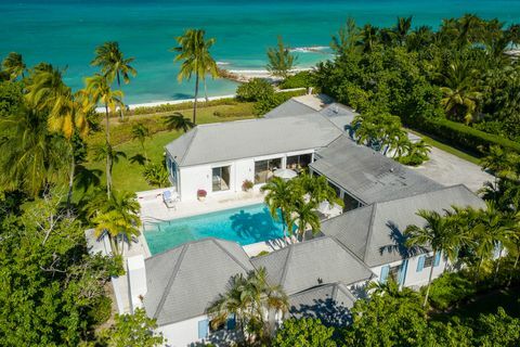 Vista sobre las aguas de Bahamas