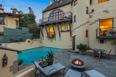 3268 bennett dr storybook home hollywood hills california diseñado por el arquitecto del castillo de la bella durmiente