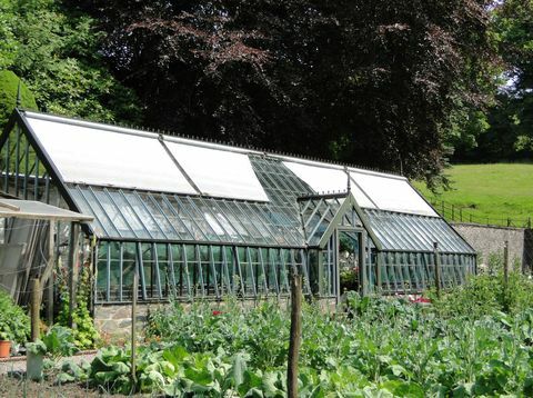 Crofts, Kircudbrightshire, esquema de los jardines de Escocia