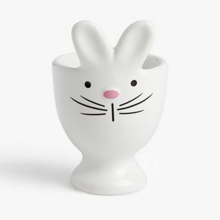 John Lewis & Partners Bunny Rabbit Egg Cup, blanco