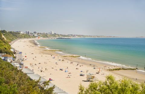 Playa de Bournemouth en Dorset