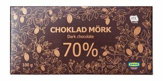 choklad mork 70% Ikea recordar