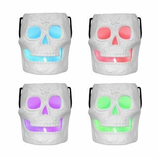 Linternas de calavera de cerámica preiluminadas