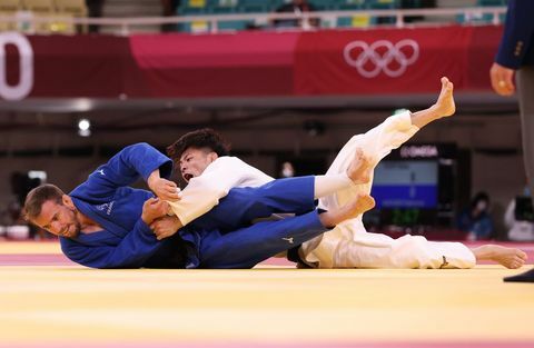 competición olímpica de judo