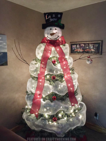 árbol de navidad muñeco de nieve