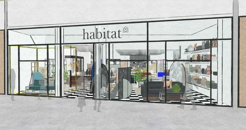 Concepto de tienda Habitat Westfield London