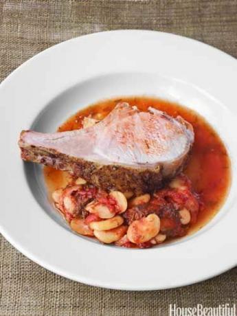 costillas de cerdo y habas al horno de gabrielle hamilton