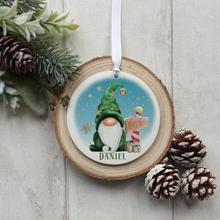 Adorno de árbol de Navidad personalizado Gonk 