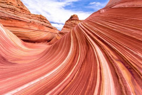 la ola en el monumento nacional de los acantilados bermellones, arizona