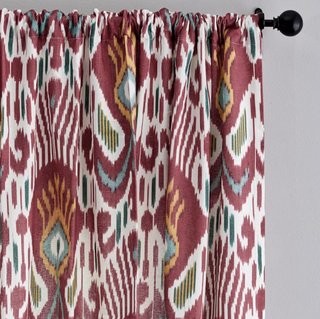 Cortina con estampado Ikat - Cool Multi